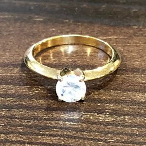 Fake engagement ring